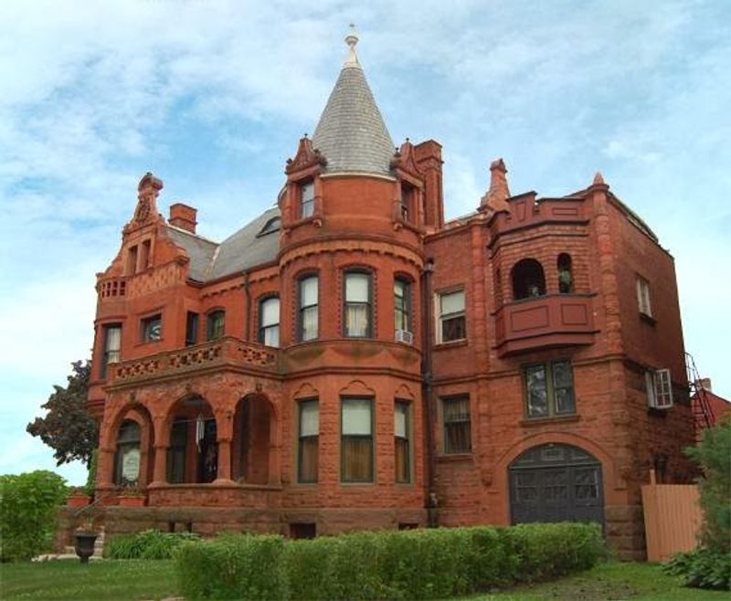 A Stone Turret On West Wells Street