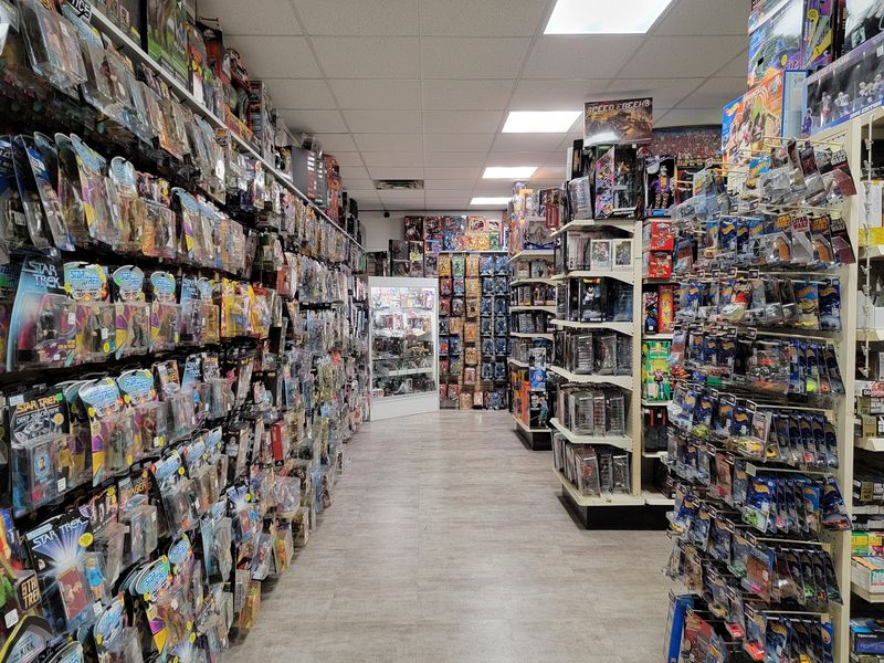 A Store That Goes Floor to Ceiling with Toys