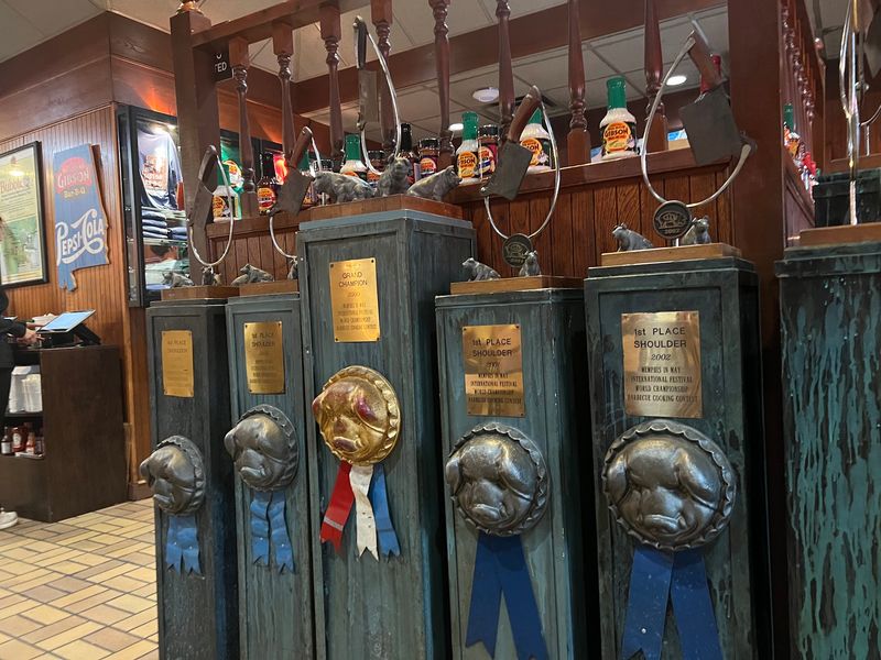 A Wall Full Of Trophies
