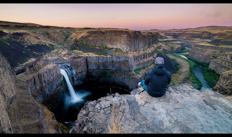 A Waterfall Born From an Ice Age Flood