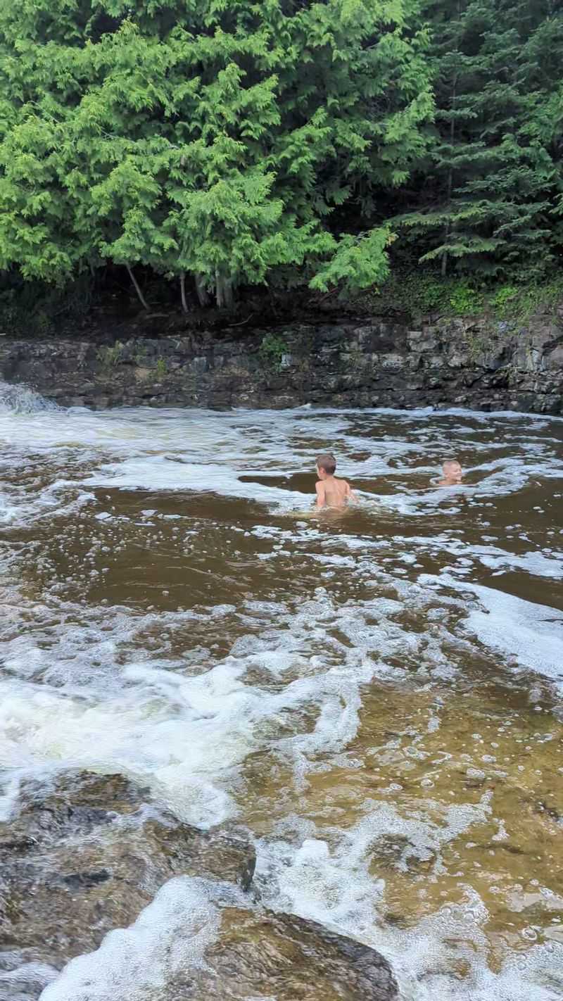 A Waterfall Built for Splashing, Not Just Staring A Waterfall Built for Splashing, Not Just Staring