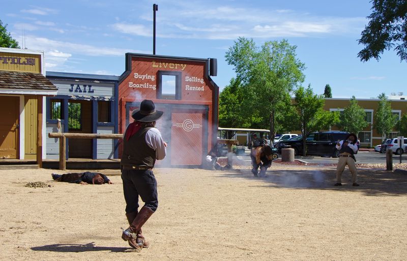 A Wild West Show Before Departure A Wild West Show Before Departure