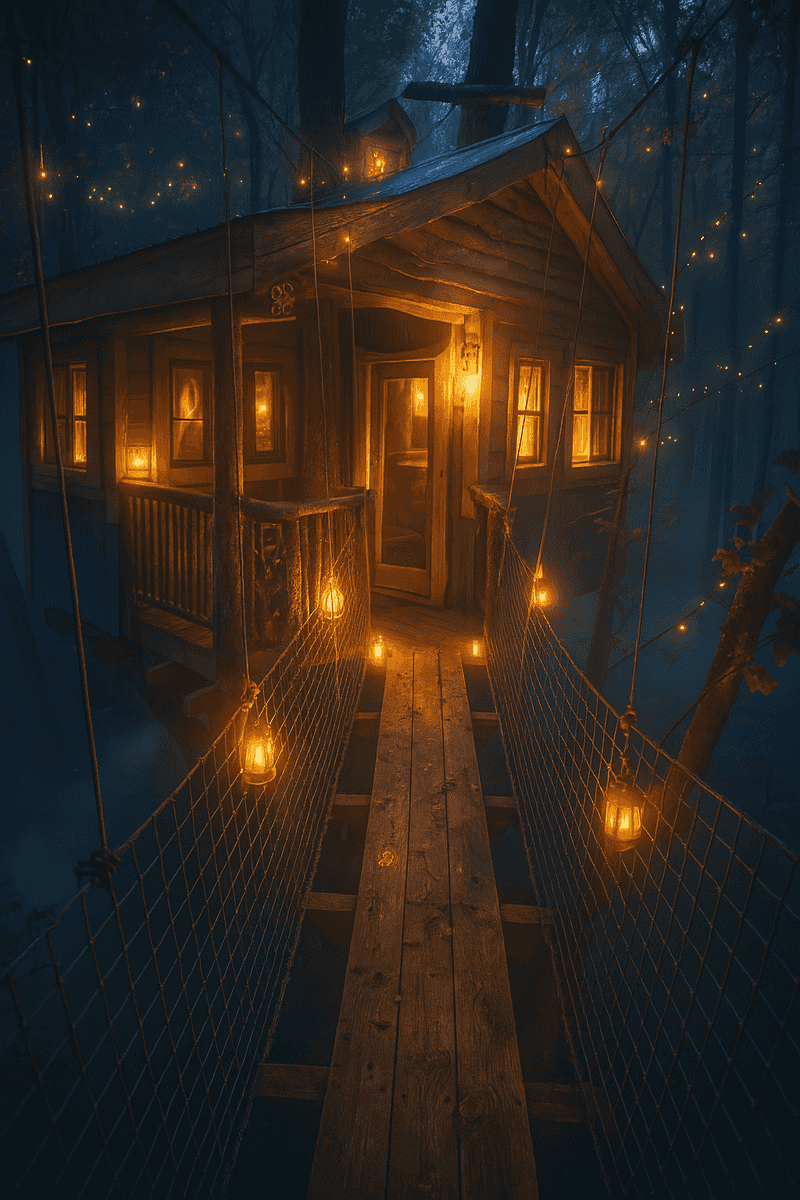 Aliyah Treehouse - Serenity Wrapped in Leaves and Light Aliyah Treehouse - Serenity Wrapped in Leaves and Light