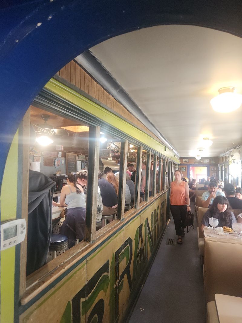 An Old Train Car You Squeeze Into