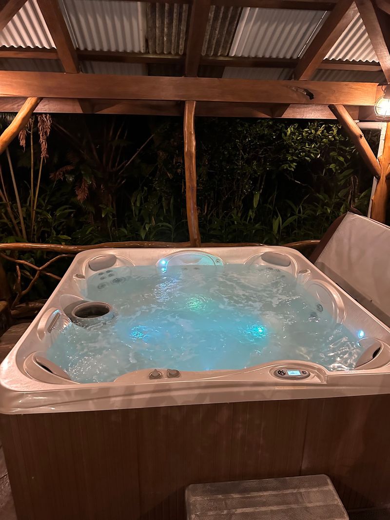 An Outdoor Hot Tub for Post-Hike Recovery