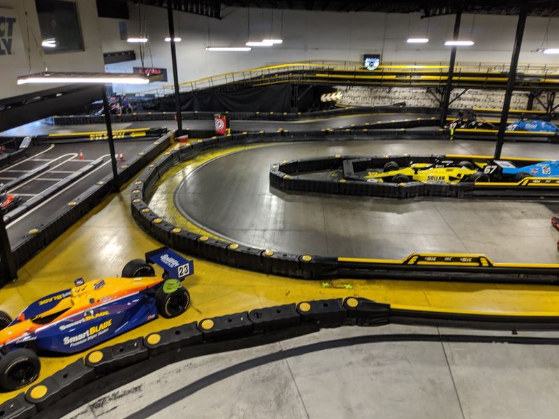 An Oval on Top of the Road Course