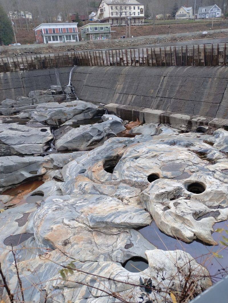 Ancient Potholes Carved Into Stone