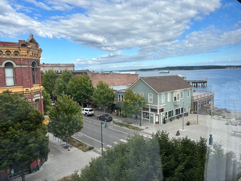 Bay Views And A Fire Bell Tower On The Hill