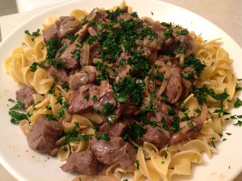 Beef Stroganoff