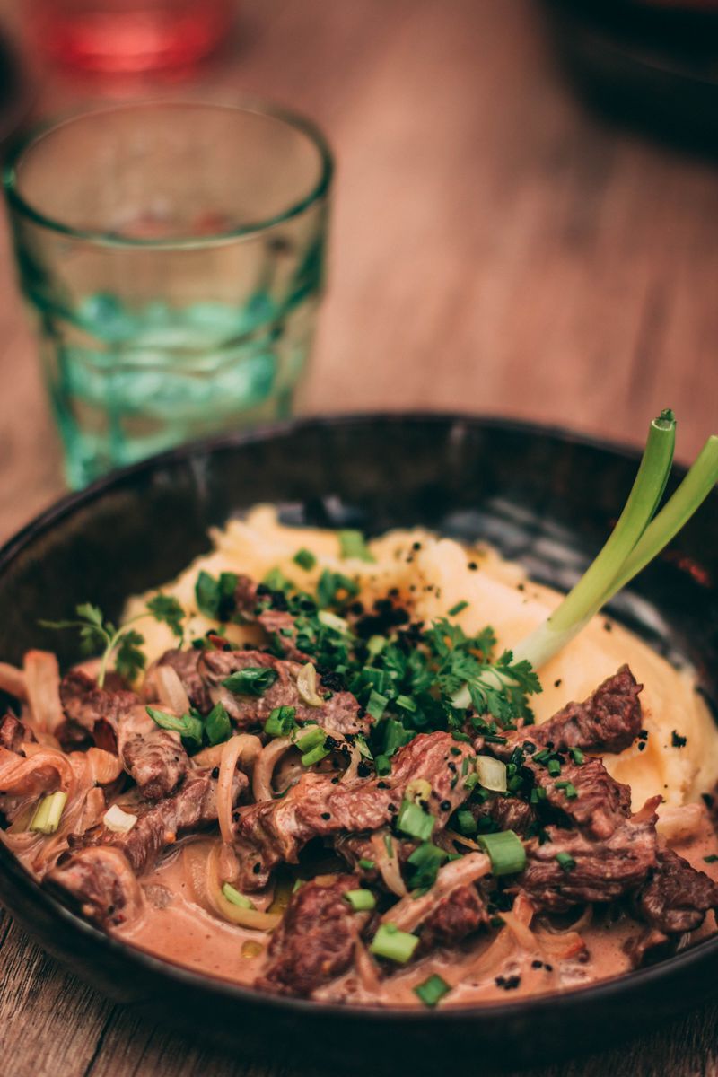 Beef Stroganoff Bake