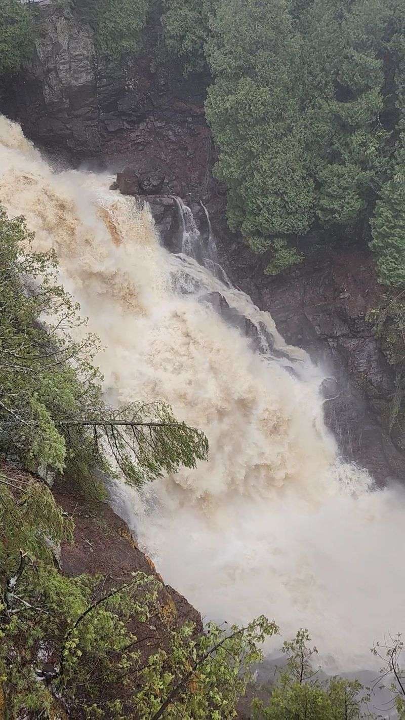 Big Manitou Falls and Its Towering Drop