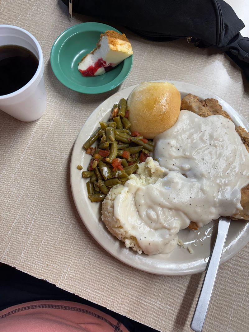 Blue Bonnet Cafe was covered, so instead try The Cotton Patch feel of Highway Cafe, Fredericksburg, Texas Blue Bonnet Cafe was covered, so instead try The Cotton Patch feel of Highway Cafe, Fredericksburg, Texas
