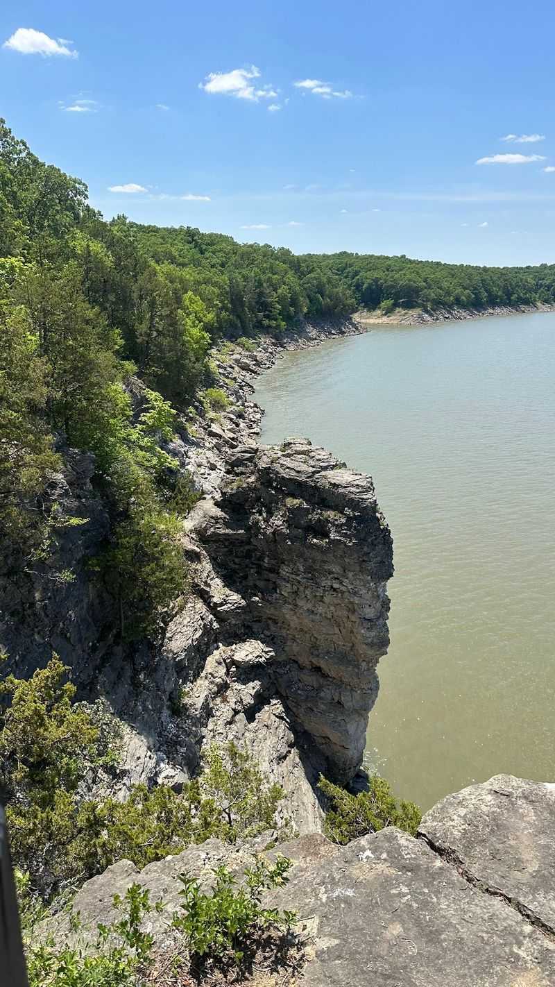 Bluffs and Views Over Mark Twain Lake