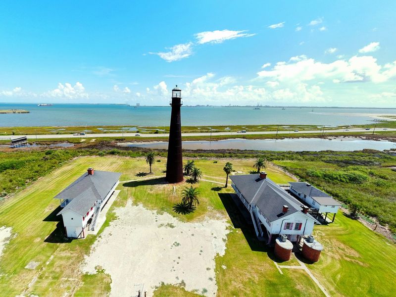 Bolivar Point Lighthouse, Port Bolivar, Texas