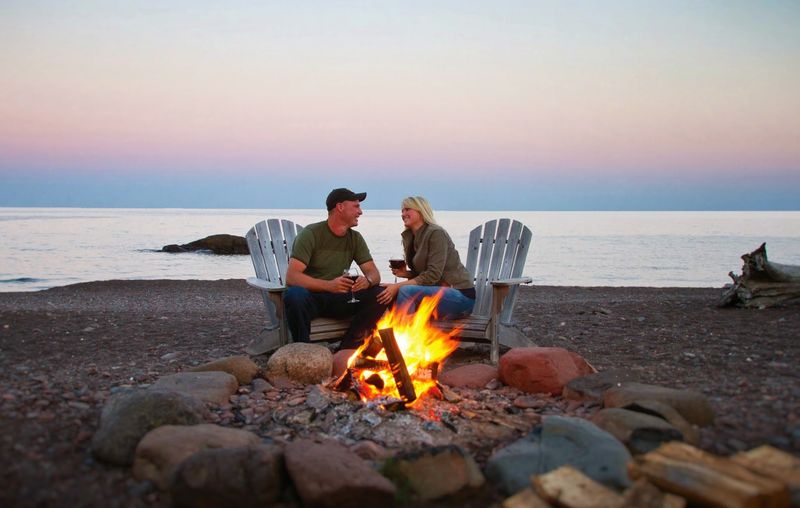 Bonfires And S'mores On The Beach