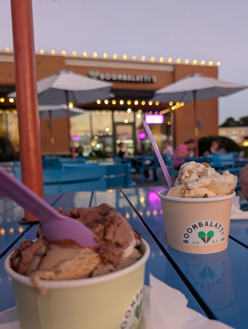 Boombalatti's Homemade Ice Cream, Wilmington, North Carolina Boombalatti's Homemade Ice Cream, Wilmington, North Carolina