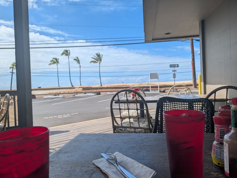 Breakfast With the Beach Across the Street