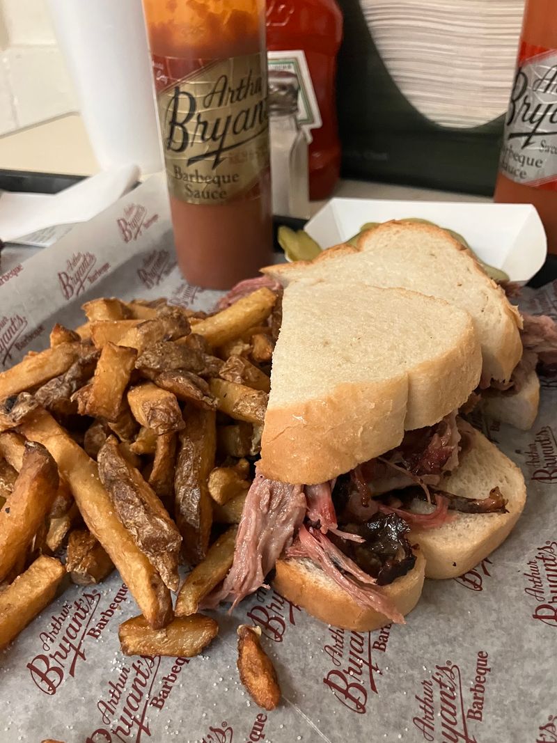 Brisket Piled Onto Plain White Bread Brisket Piled Onto Plain White Bread