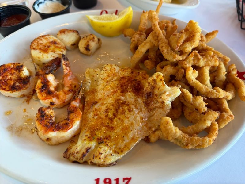 Broiled Flounder And Fresh Catches