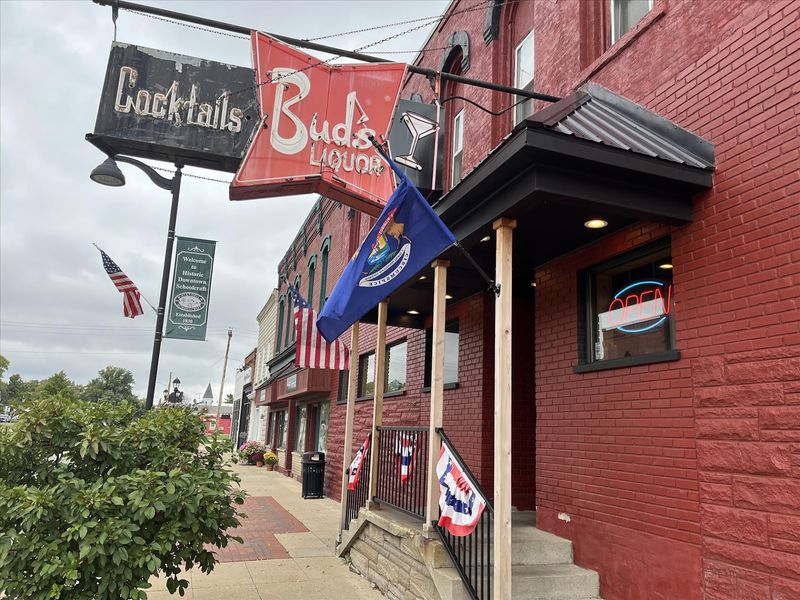 Bud's Bar area classics and Dozens Restaurant, note check local drive-ins Bud's Bar area classics and Dozens Restaurant, note check local drive-ins