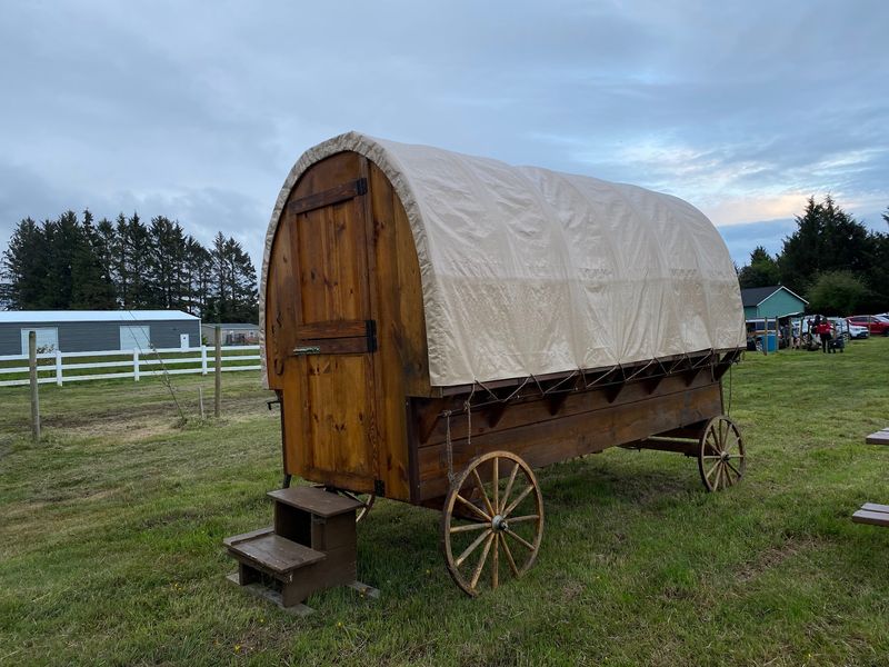 Bunking Down In A Covered Wagon Bunking Down In A Covered Wagon