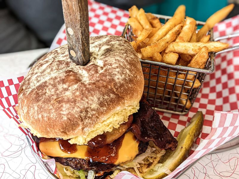 Burgers Big Enough To Need Two Hands