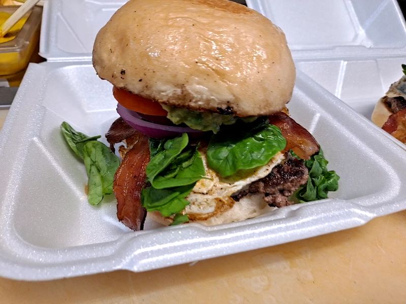 Burgers Patted By Hand