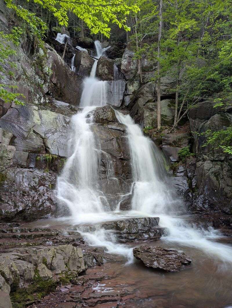 Buttermilk Falls and Its Quieter Neighbor