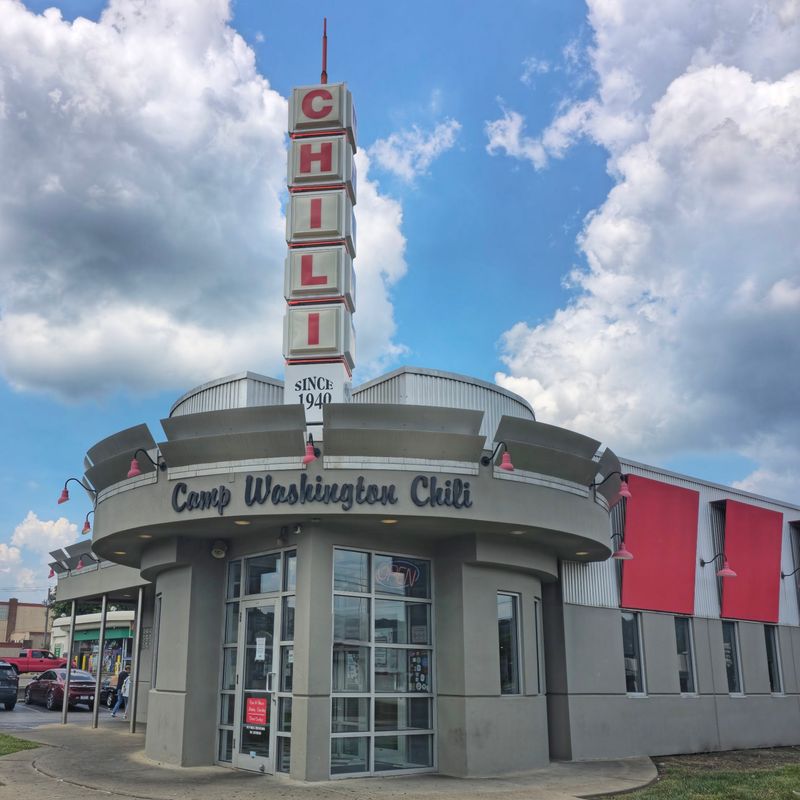 Camp Washington Chili and burger stops of Cincinnati, Cincinnati, Ohio Camp Washington Chili and burger stops of Cincinnati, Cincinnati, Ohio