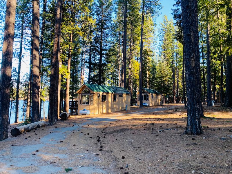 Camping And Cozy Cabins By The Shore Camping And Cozy Cabins By The Shore