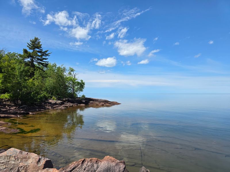 Camping Right On The Lake Superior Shore