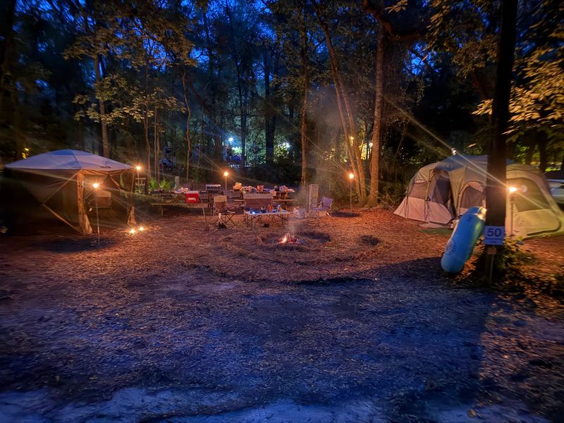 Camping Under Dark Florida Skies Camping Under Dark Florida Skies