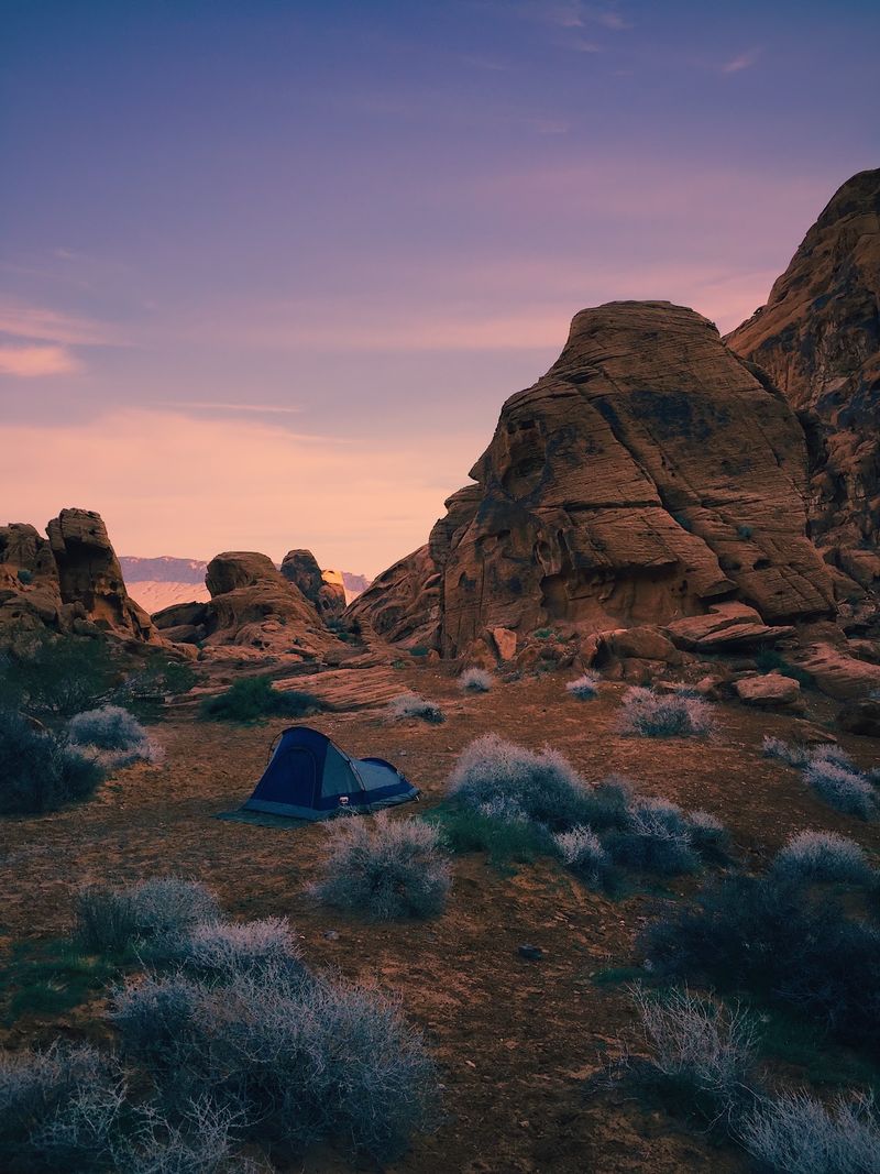 Camping Under The Desert Sky