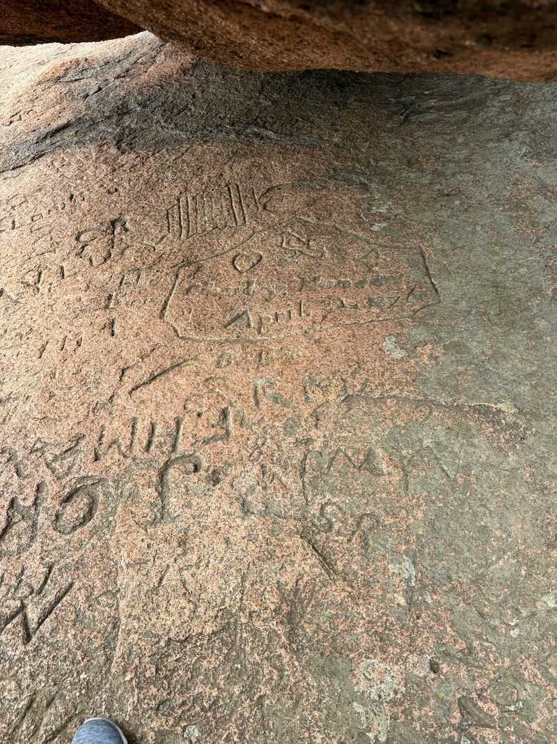 Carvings Left by Nineteenth-Century Miners