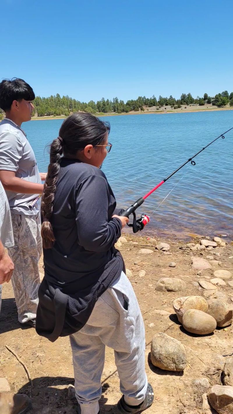 Casting A Line In High Country