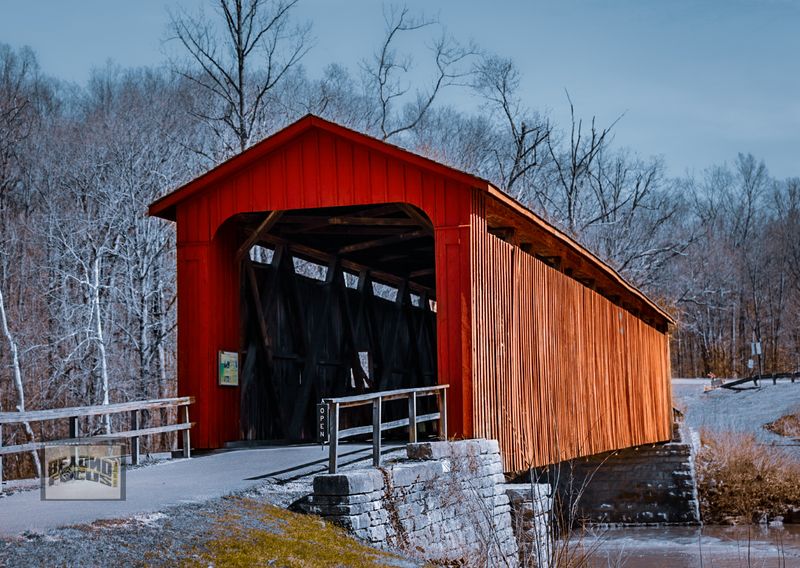 Cataract Falls Covered Bridge, Spencer, Indiana Cataract Falls Covered Bridge, Spencer, Indiana