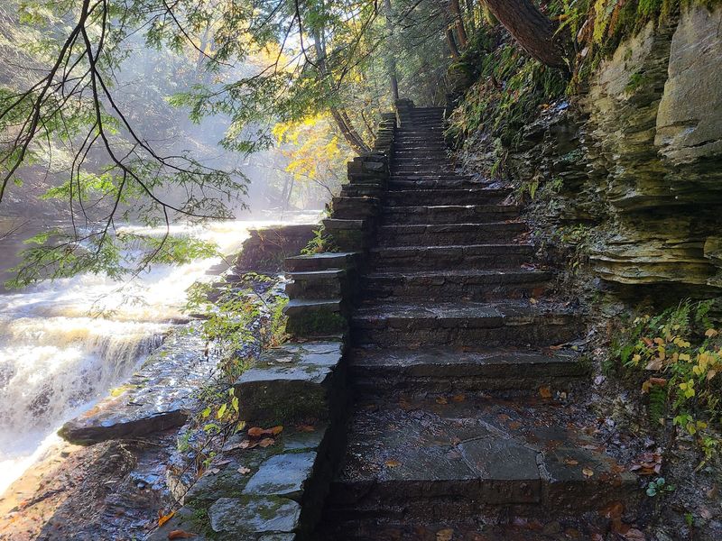Climbing the Gorge Trail's Legendary Stairs