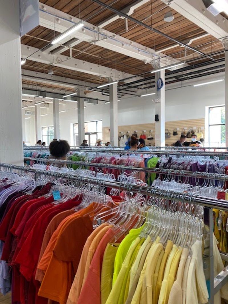 Clothing Sorted by Color, Not Size