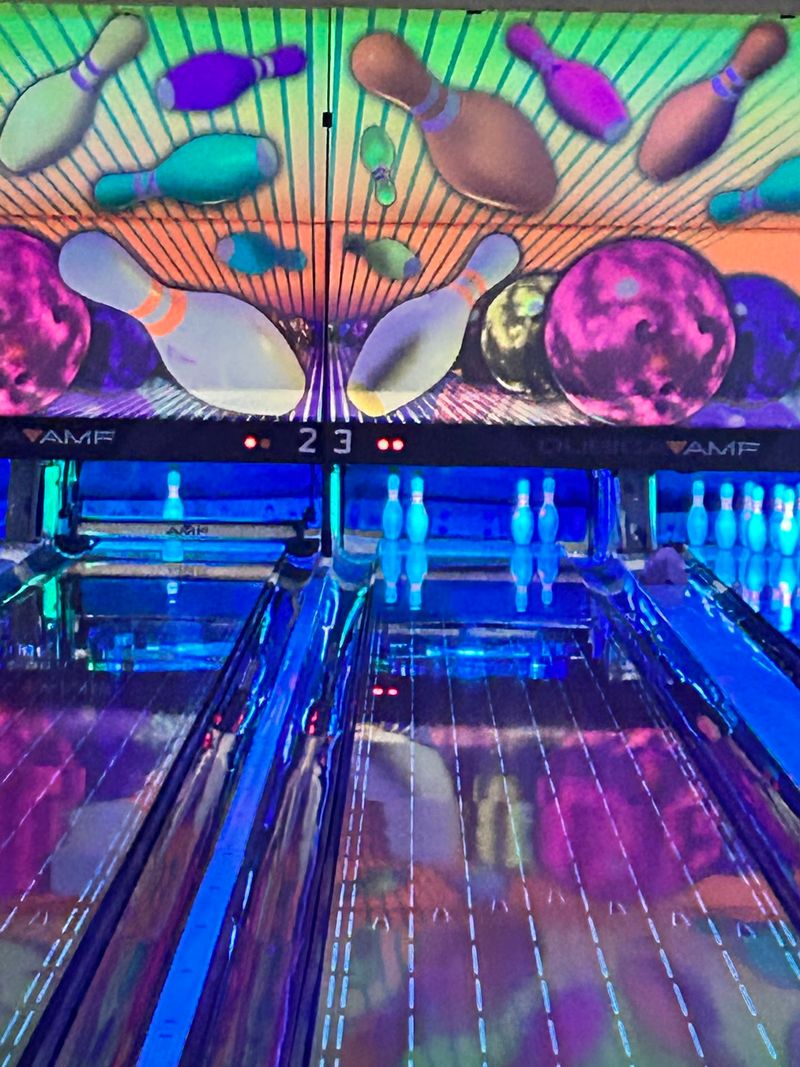 Cosmic Glow Bowling After Dark
