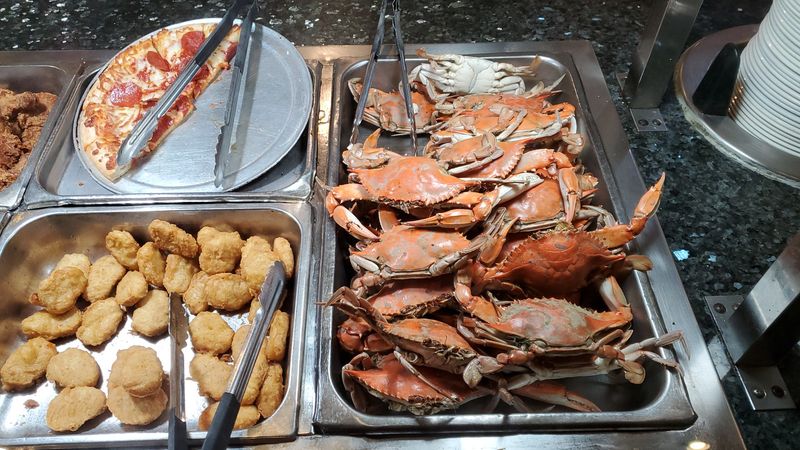 Crab Legs And Seafood Spread