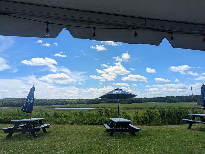 Dining By The Marsh And Estuary