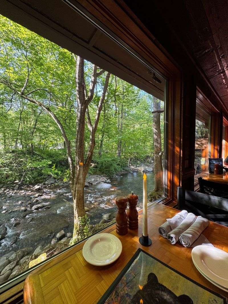 Dinner With a Riverside View