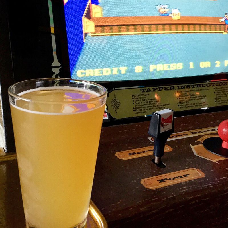 Drink Stands Built Right Into the Gaming Floor