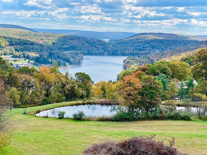 Fall Foliage That Sets The Hills On Color