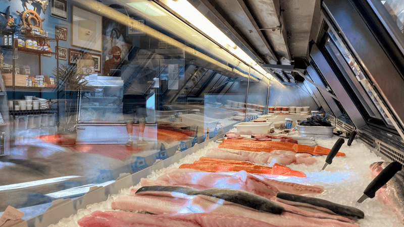 Fish Cut Fresh Right on Site