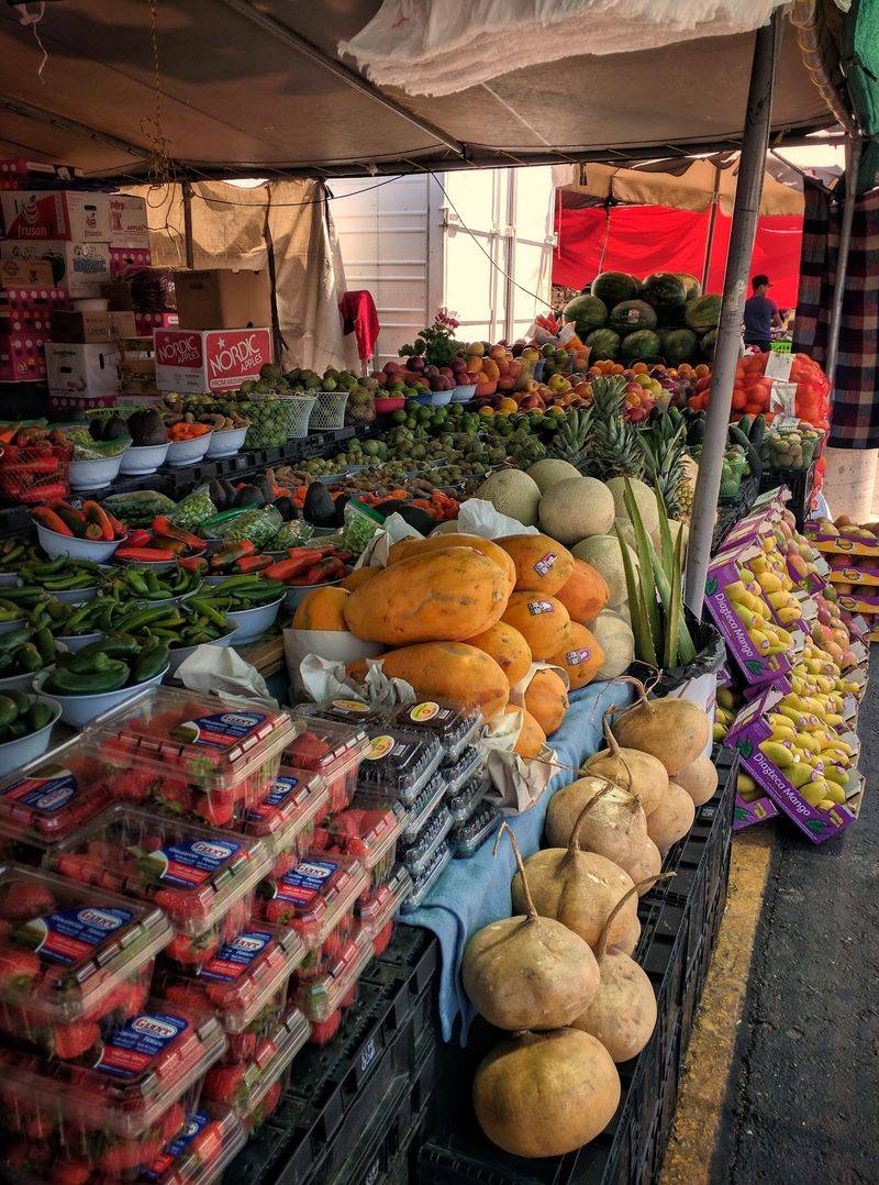 Fresh Produce and Roasted Chiles