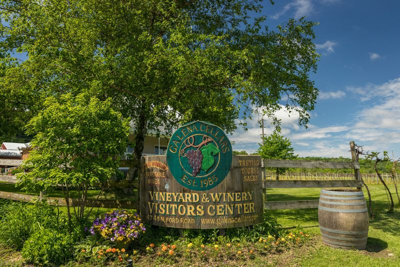 Galena Cellars Vineyard, Galena, Illinois Galena Cellars Vineyard, Galena, Illinois