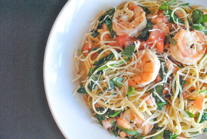Garlic Shrimp Pasta