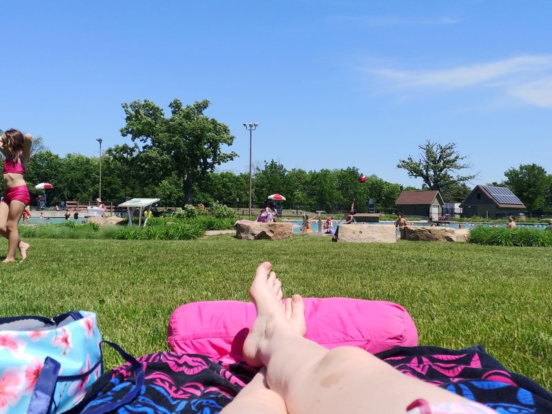 Grassy Relaxation Spots for Non-Swimmers Too Grassy Relaxation Spots for Non-Swimmers Too