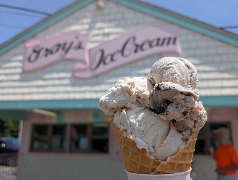 Gray's Ice Cream, Tiverton area near Fall River, Massachusetts